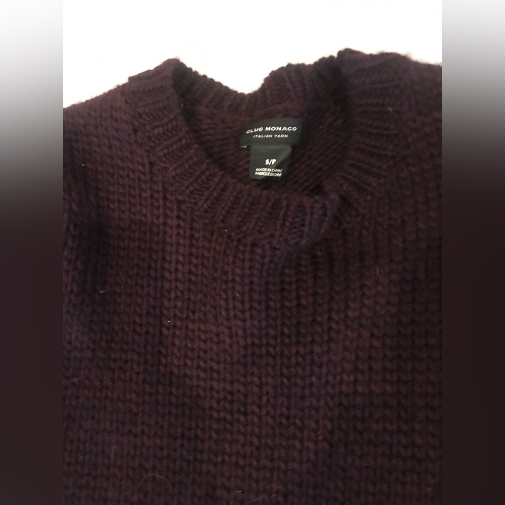 Black club Monaco Crewneck sweater